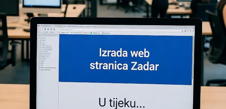 Proces izrade web stranica u uredu Zadar ICT tima.